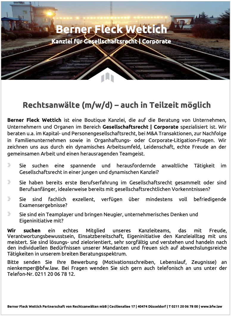 Werden Sie Teil unseres Teams!